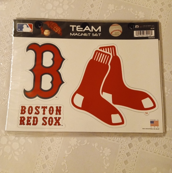 🆕 Boston Red Sox Magnet Sets Official MLB Set, New - Picture 3 of 7